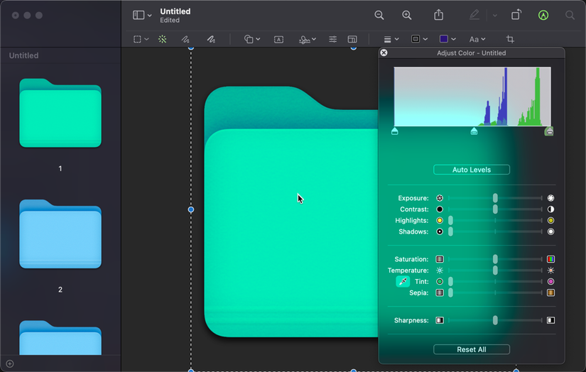 Mac Adjust Folder Color