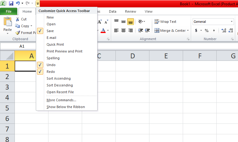 Edit Menu Excel How to Customize Quick Access Toolbar in Excel