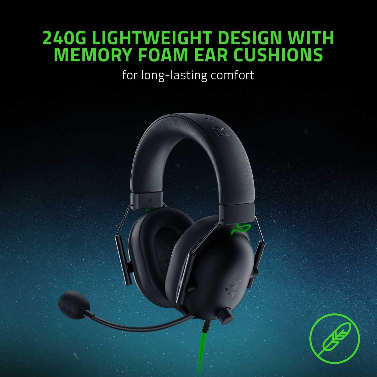 Razer BlackShark V2 X memory foam