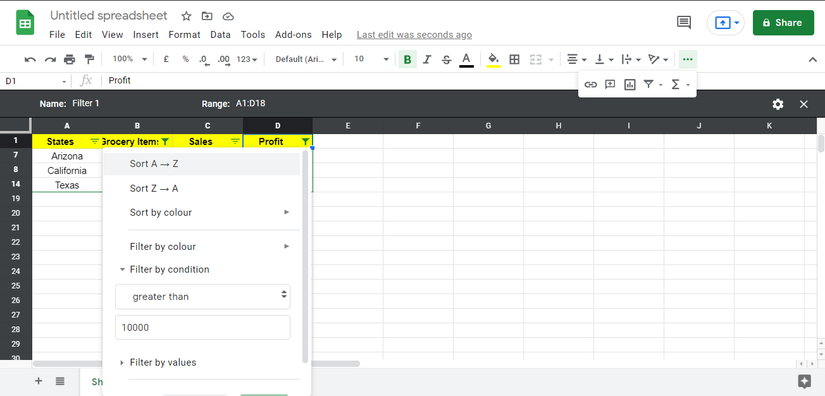 How to Use Filter Views in Google Sheets