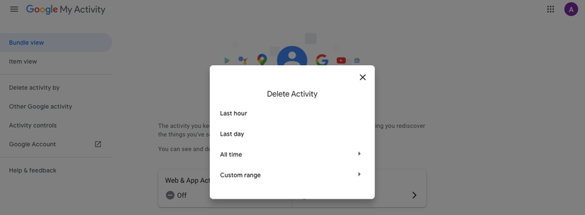 How to Delete the Last 15 Minutes of Your Google Search History