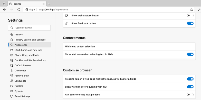 Mini Menu Edge Microsoft Edge Will Soon Offer a Mini Menu and a Better Password Monitor