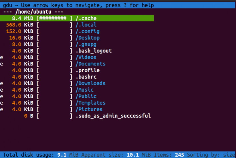 How to Analyze Disk Usage With gdu in Linux