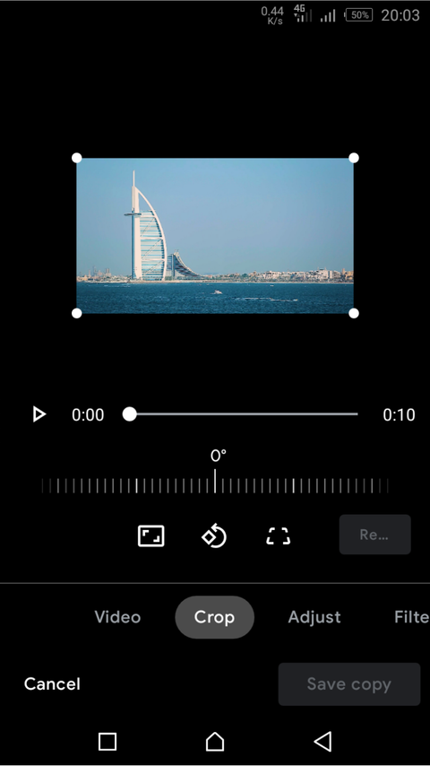 How to Crop a Video on Android