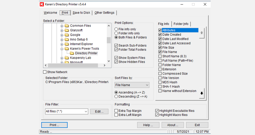 Printer Directory 5 Ways to Print Folder and Directory Contents in Windows