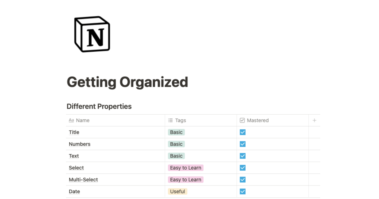 Notion Base A Beginner's Guide to Using Database Properties in Notion