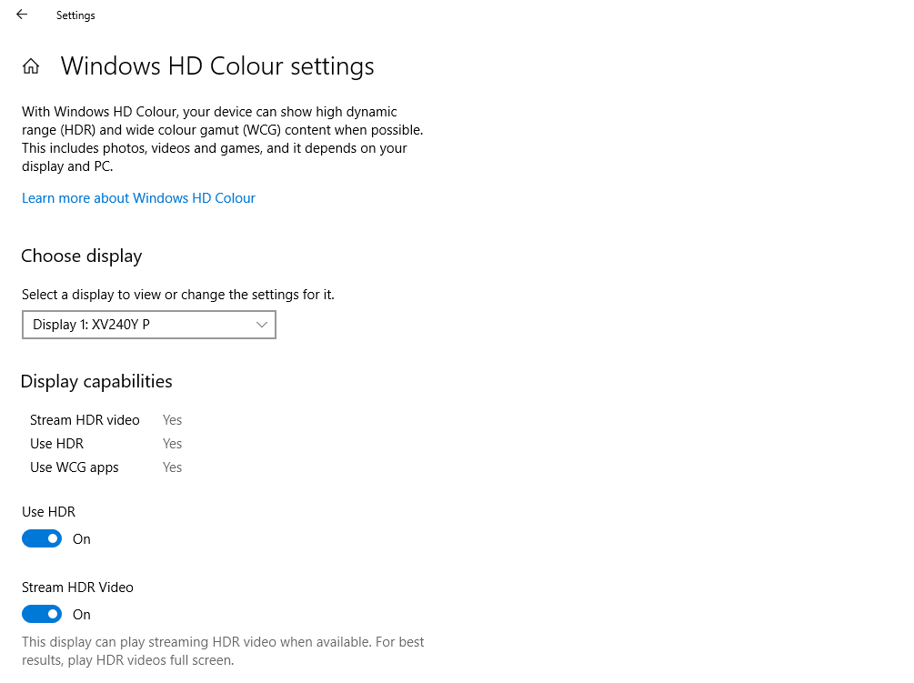 Windows hdr calibration