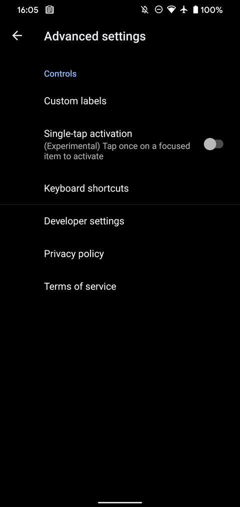Android TalkBack Advanced