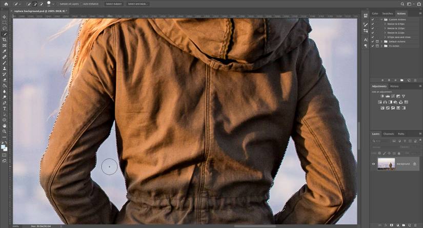 How to Change the Background of a Photo in Photoshop