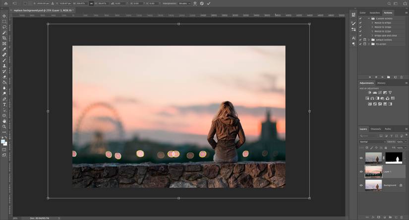 How to Change the Background of a Photo in Photoshop