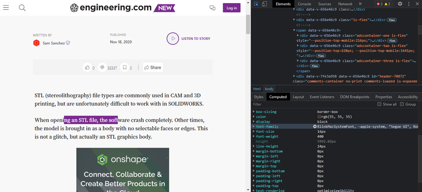 How to Find a Webpage's Font Using the Inspect Element Tool and Browser ...