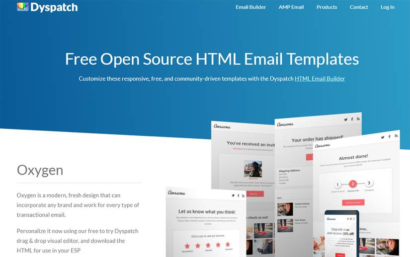 12 best sites for email templates (both free &... The 12 Best Free Email Template Builders for Freelancers