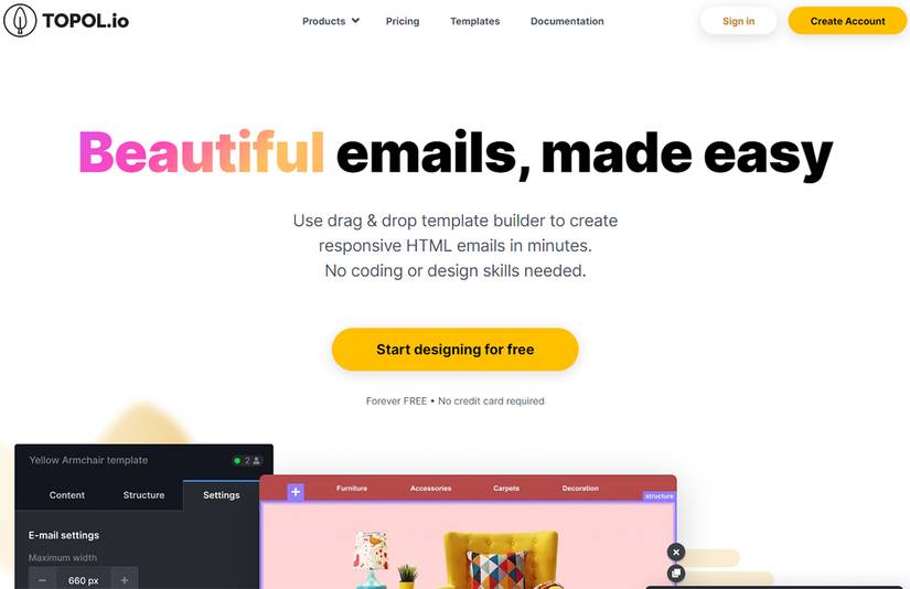 12 best sites for email templates (both free &... The 12 Best Free Email Template Builders for Freelancers