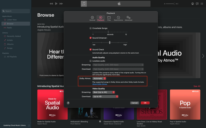 How to Enable Dolby Atmos and Spatial Audio for Apple Music