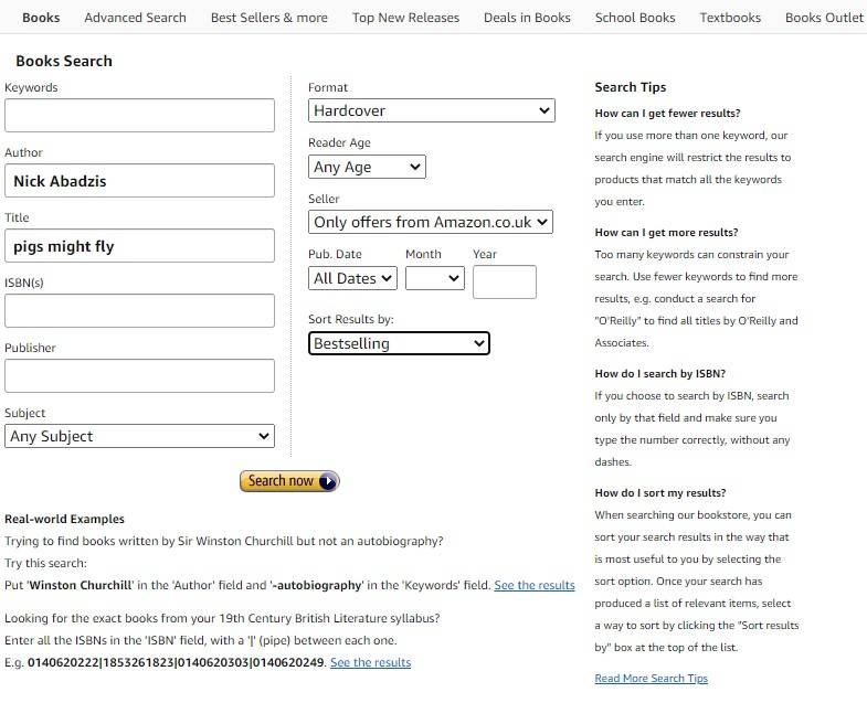 Amazon Advanced Search Examples How to Use Amazon's Advanced Search to Find Exactly What You Want