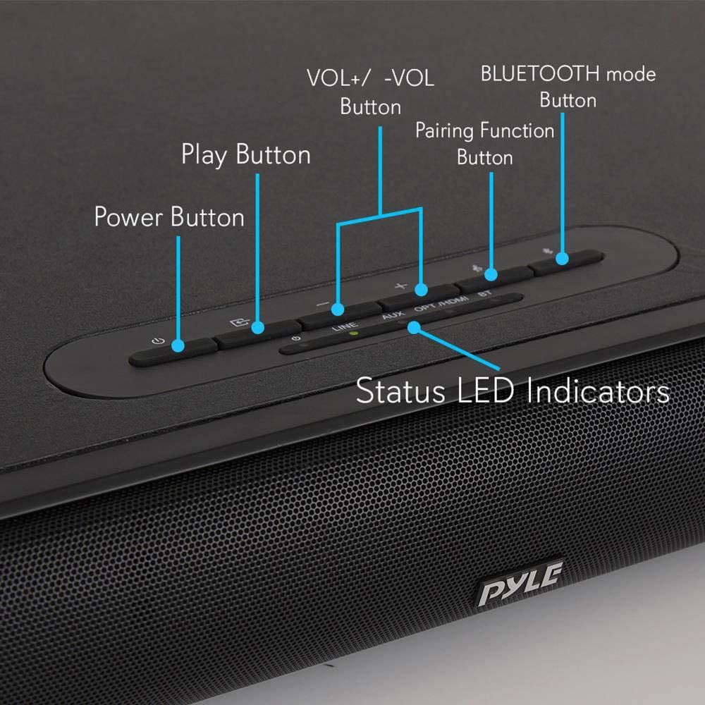 Pyle TV Soundbar features