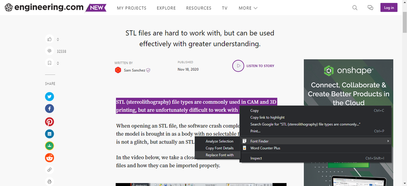 How to Find a Webpage's Font Using the Inspect Element Tool and Browser ...