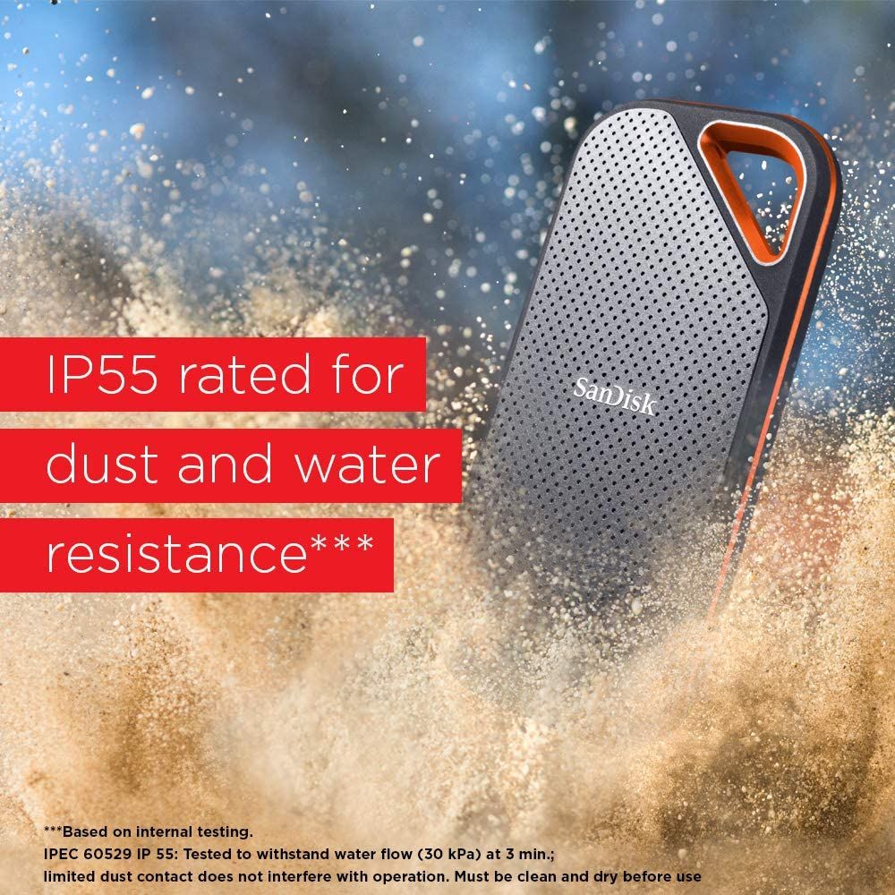 SanDisk Extreme PRO Portable SSD IP55