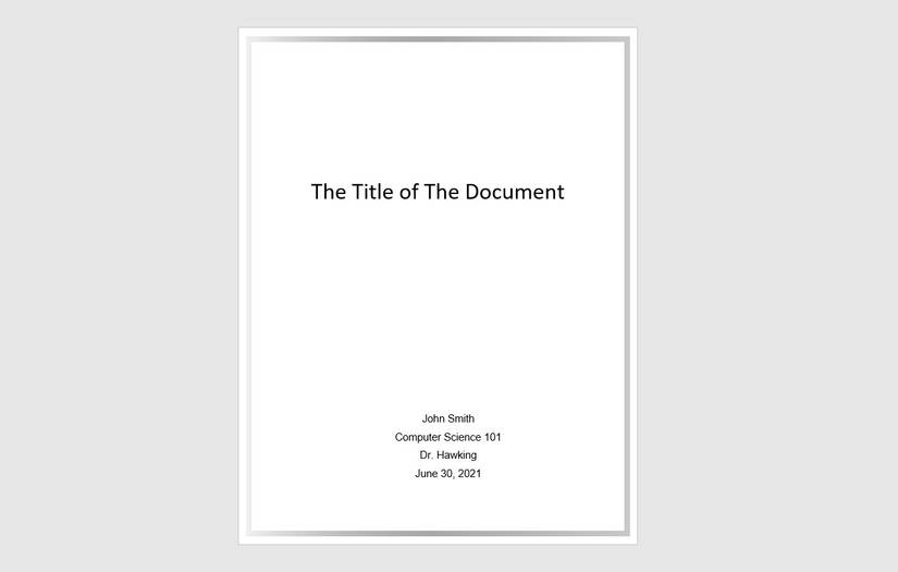 How to Make a Custom Cover Page in Microsoft Word