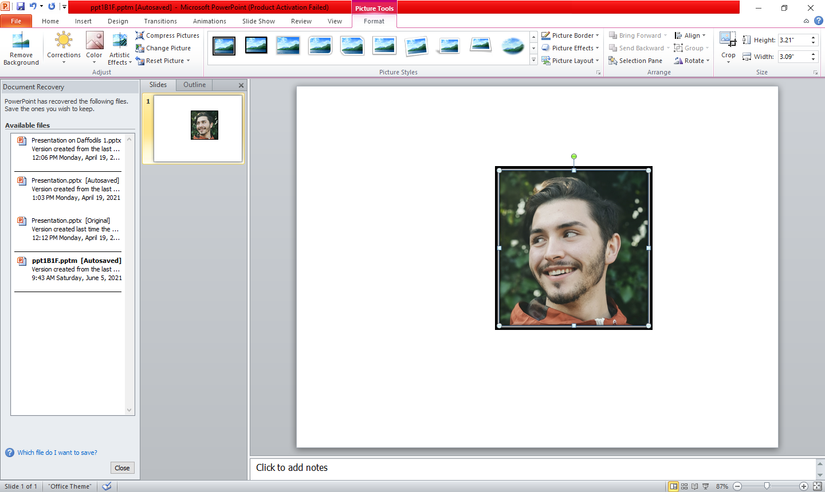 How to Crop an Image to a Perfect Circle in PowerPoint