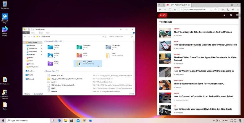 How to Make Windows 10 Look Like Windows 11