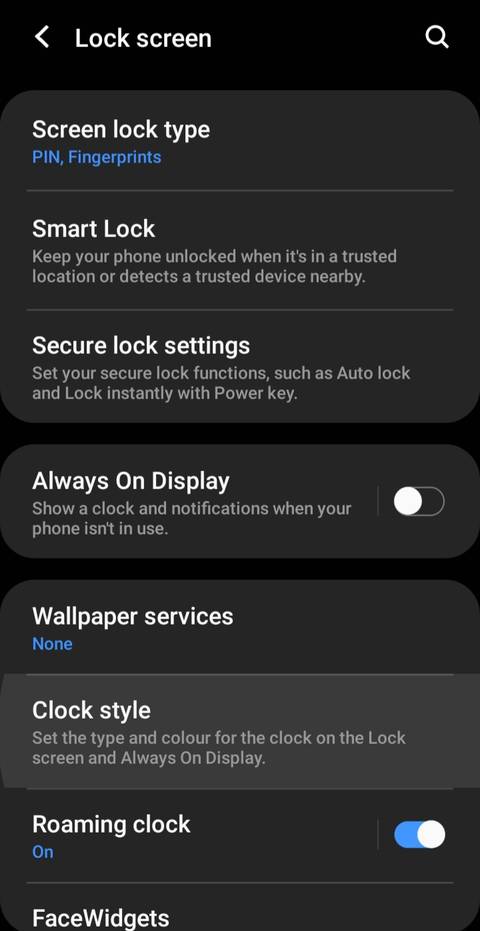 How to Change Your Samsung Phone's Lock Screen Clock