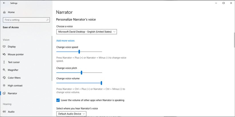 Computer Narration The Beginner's Guide to the Windows 10 Narrator