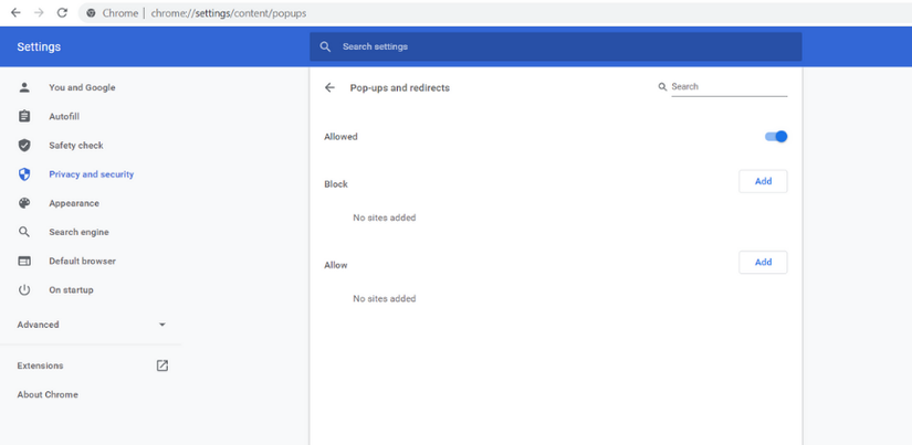 How to Disable the Pop-Up Blocker in Chrome