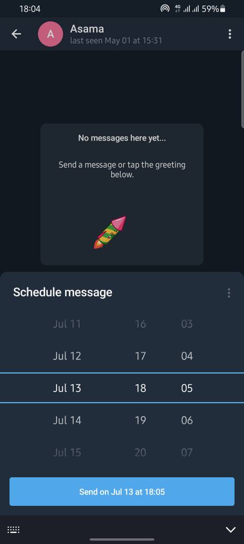 How to Schedule Messages on Telegram