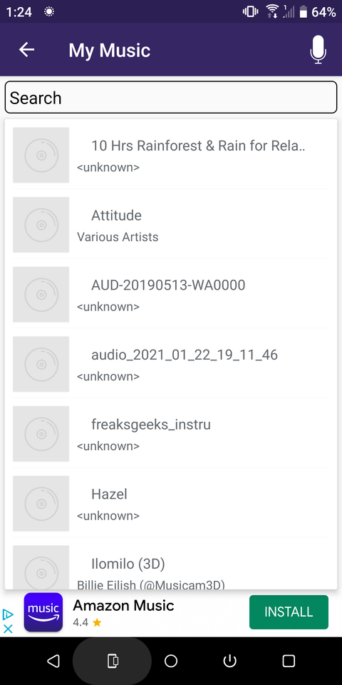 select audio for video