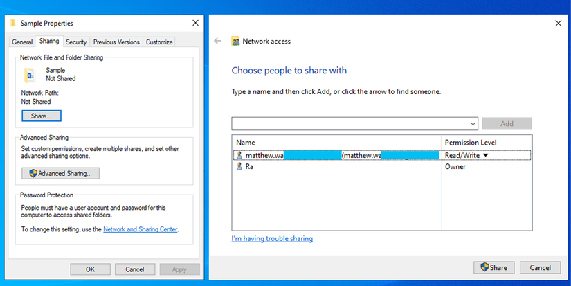 Windows Network File How to Network File Share in Windows 10