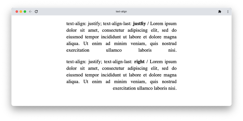 Line Things Up With the CSS Text Align Property