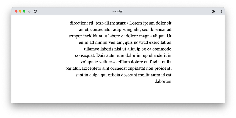 Line Things Up With the CSS Text Align Property