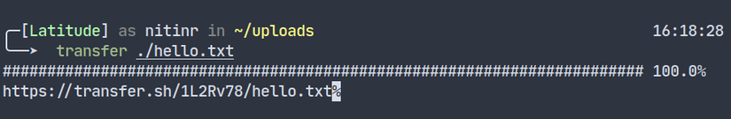 How to Upload and Share Files From the Terminal Using Transfer.sh