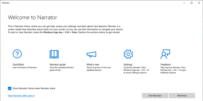 Computer Narration The Beginner's Guide to the Windows 10 Narrator