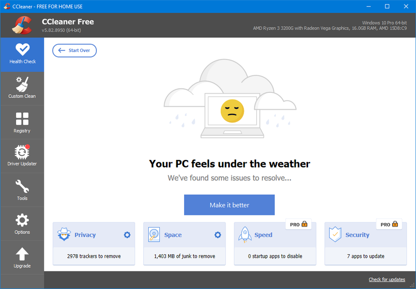how to clean up windows 10 for faster performance