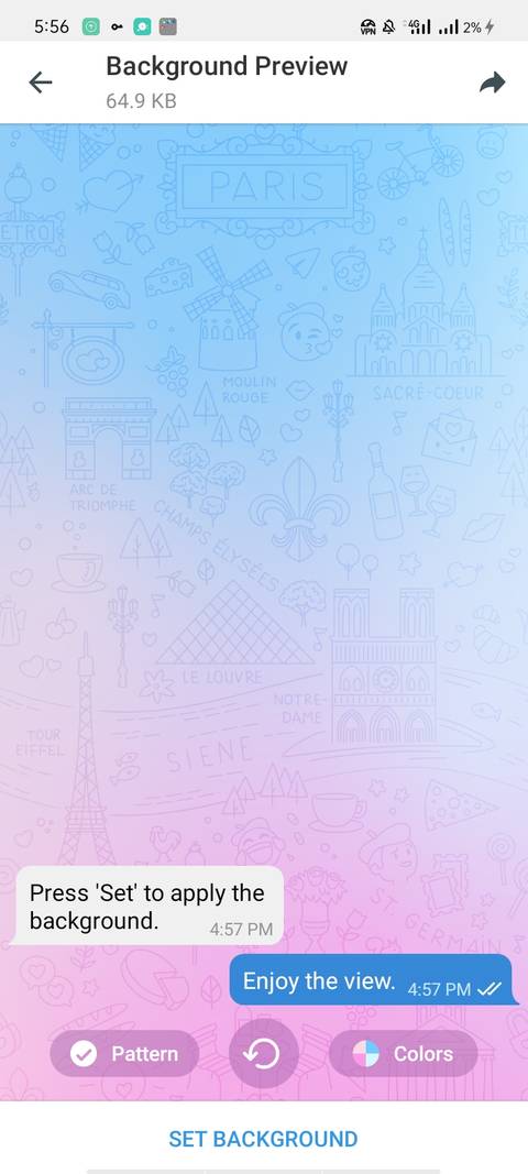 How to Use and Customize Animated Backgrounds in Telegram