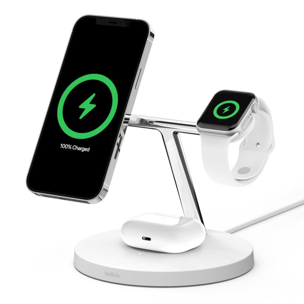 Belkin-BoostCharge-PRO-3-in-1-Wireless-Charger-with-MagSafe