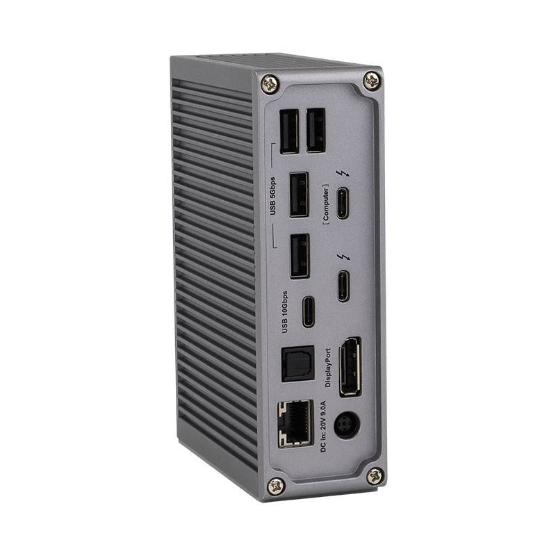 thumbnail image 2 of CalDigit TS3 Plus Thunderbolt 3 Docking Station W/ PSU – Includes 2 DisplayPort Cables & Adapter (Used) 2 of 5