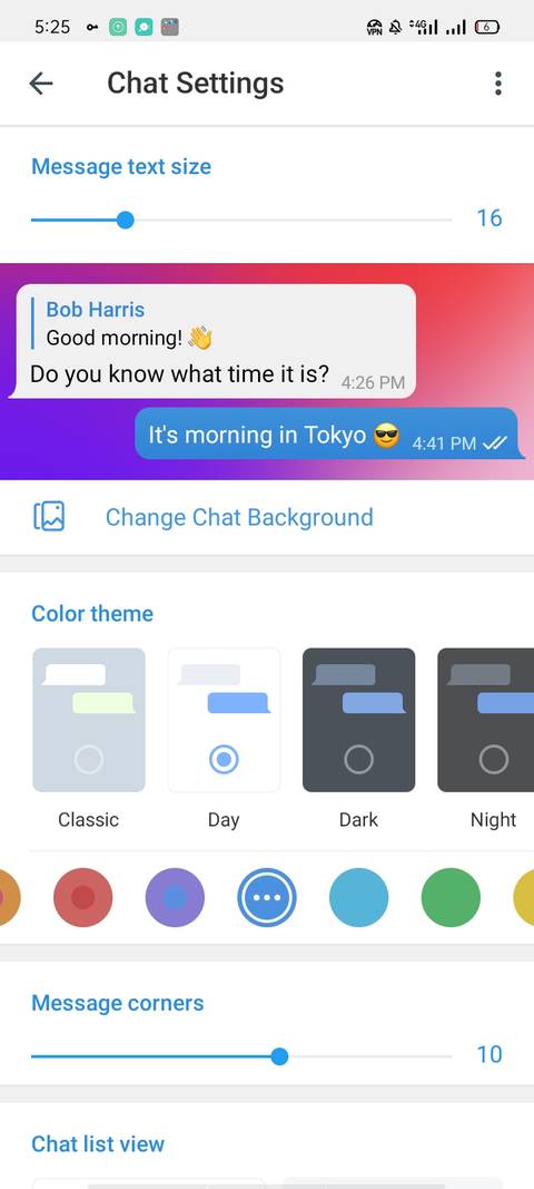 How to Use and Customize Animated Backgrounds in Telegram
