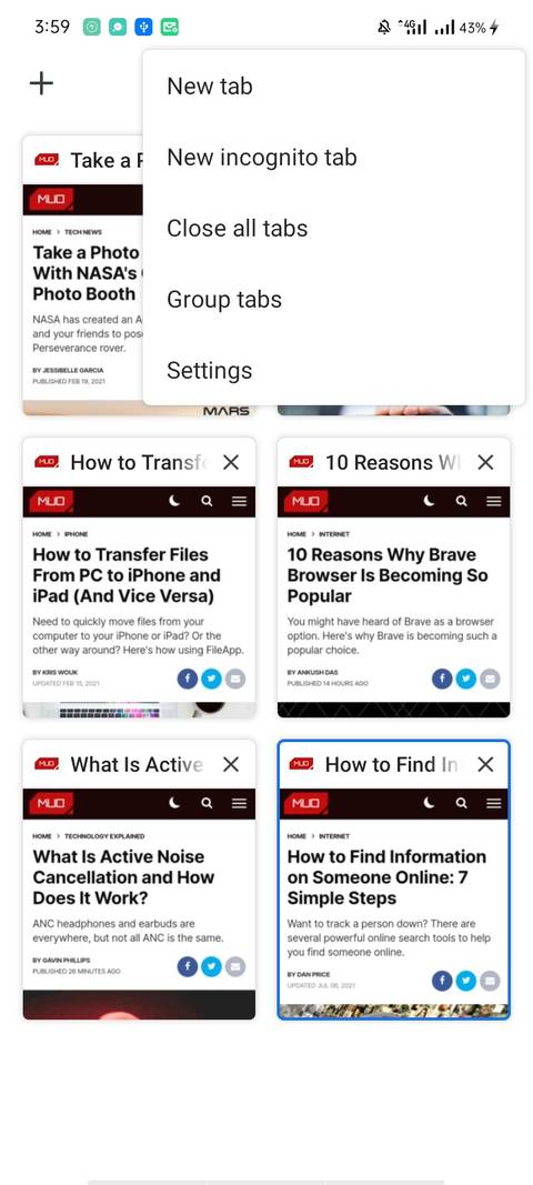 How to Create, Manage, and Disable Tab Groups in Chrome on Android