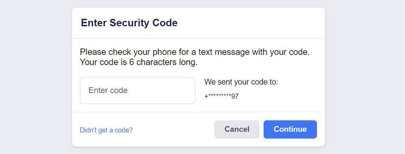 Security Code Facebook How to Recover Your Facebook Account When You Can't Log In