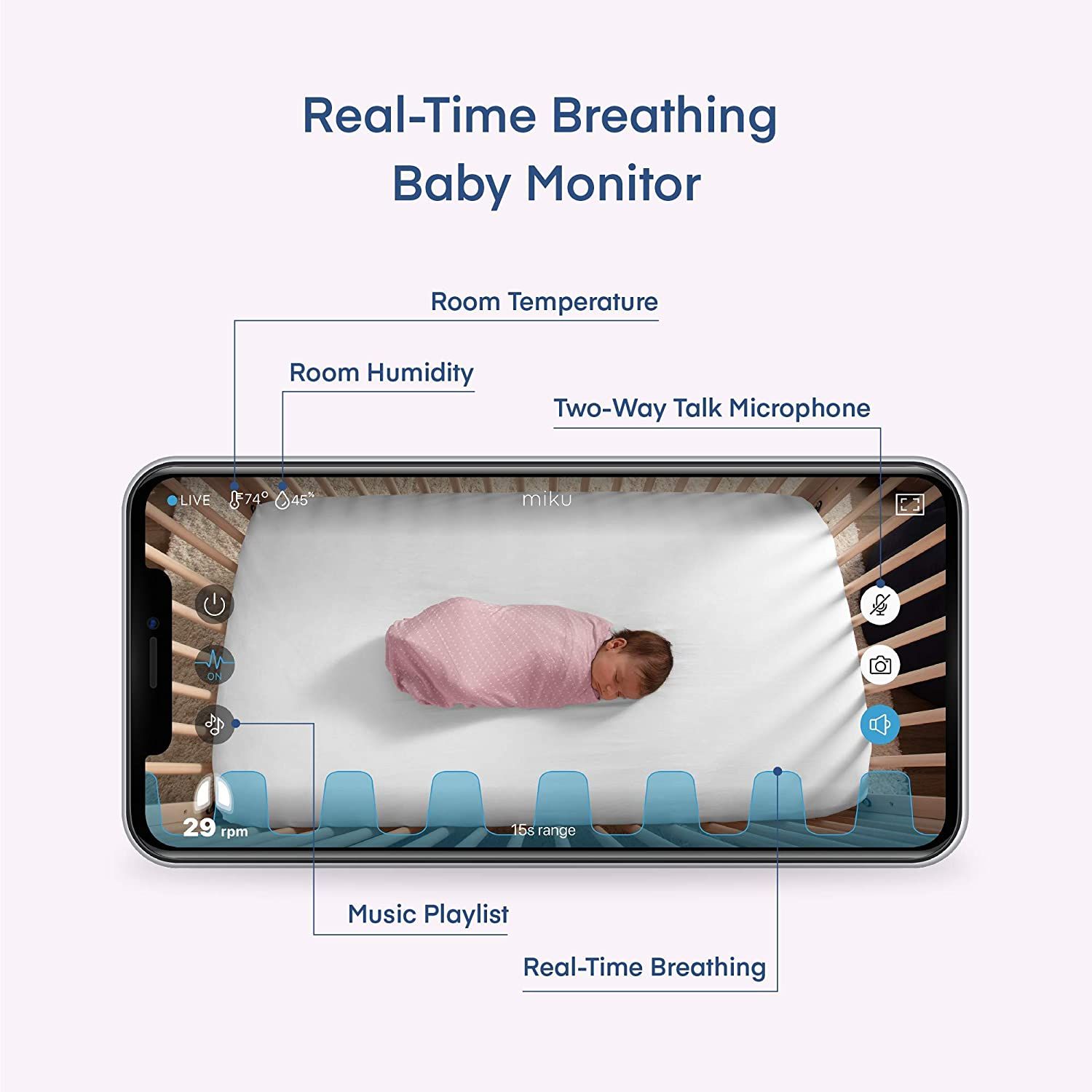 Miku Smart Baby Monitor feature list