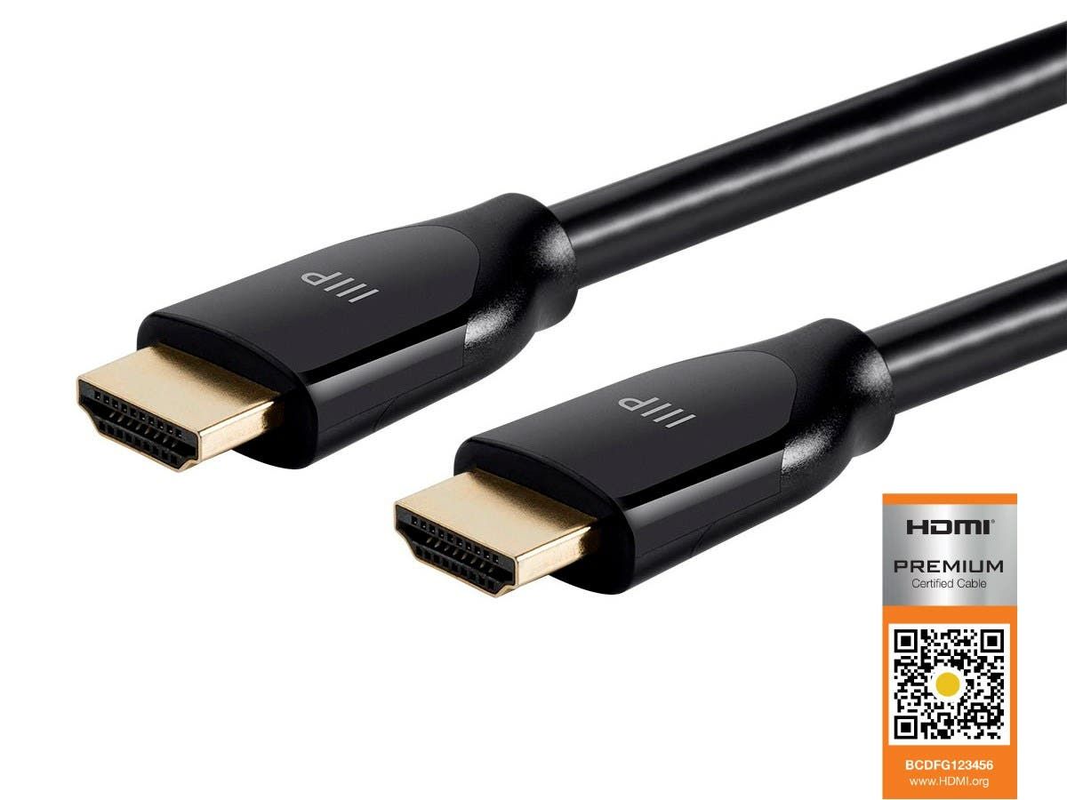 Monoprice 4K Certified Premium High Speed HDMI Cable Plugs