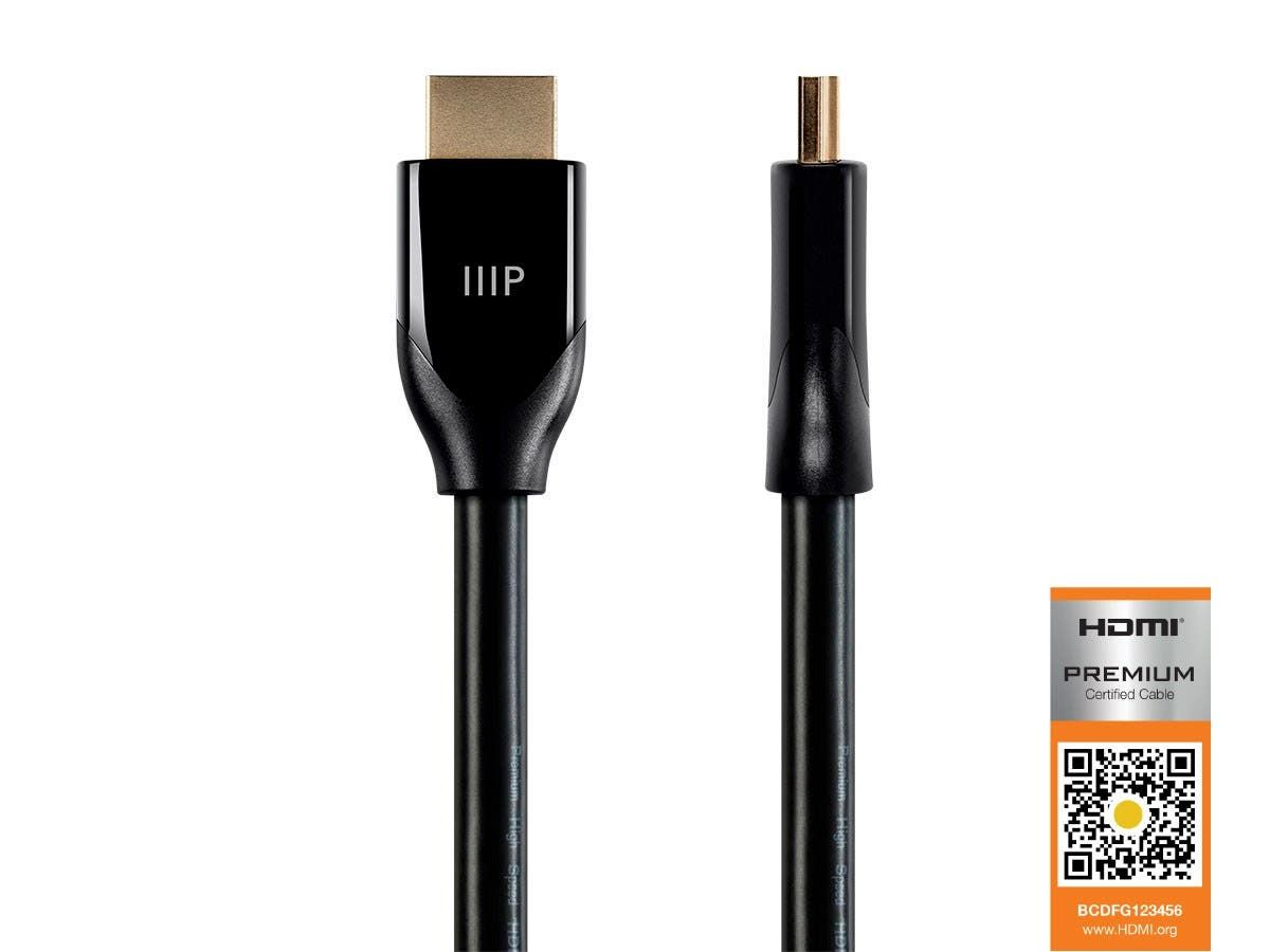 Monoprice 4K Certified Premium High Speed HDMI Cable