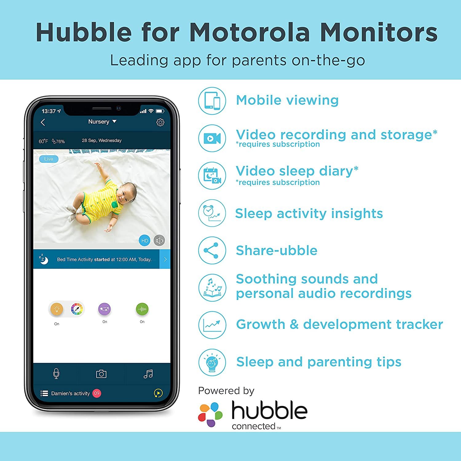 Motorola Halo+ hubble app