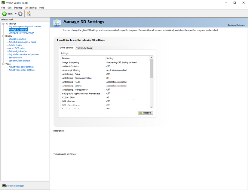 Nvidia Driver Interface The Most Important Settings You Should Change in Nvidia's Driver Suite