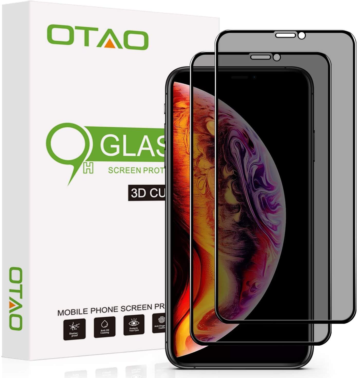 OTAO Privacy Screen Protector for iPhone 11 Pro Max and iPhone XS Max 01