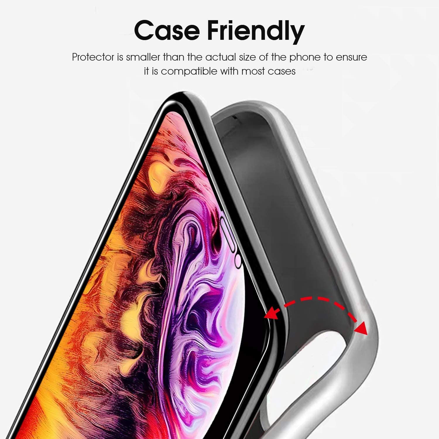 OTAO Privacy Screen Protector for iPhone 11 Pro Max and iPhone XS Max 03