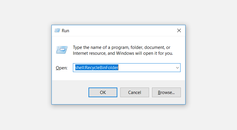 Windows Recycle Dialog 9 Ways to Open the Windows Recycle Bin When It's Missing on the Desktop